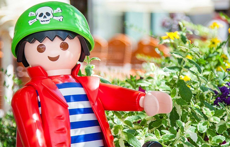 Life size figures Playmobil Funpark Athens Family Vacation Kids Love Greece