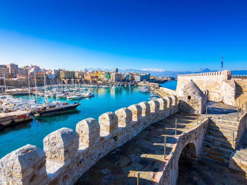 Koules fortress Heraklion view