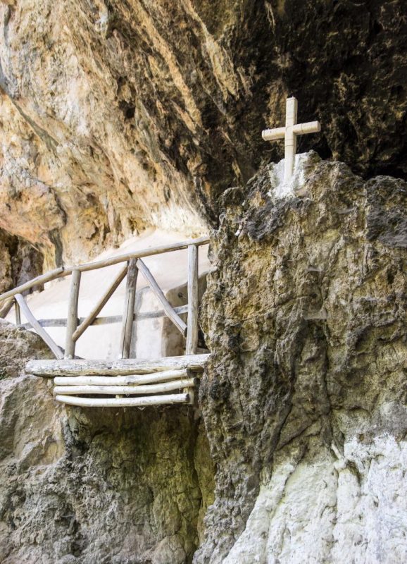 saint Antonios chapel build in cave Rethymno