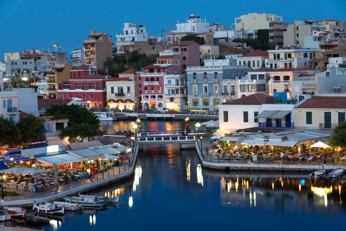 Aghios Nikolaos town Lasithi Crete