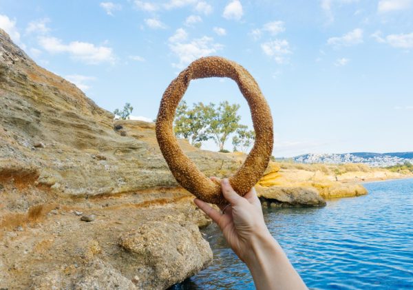 Koulouri - traditional Greek bread snack