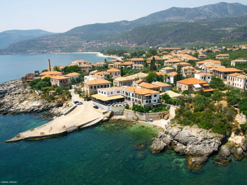 Kardamyli village Messenian Mani KidsLoveGreece.com