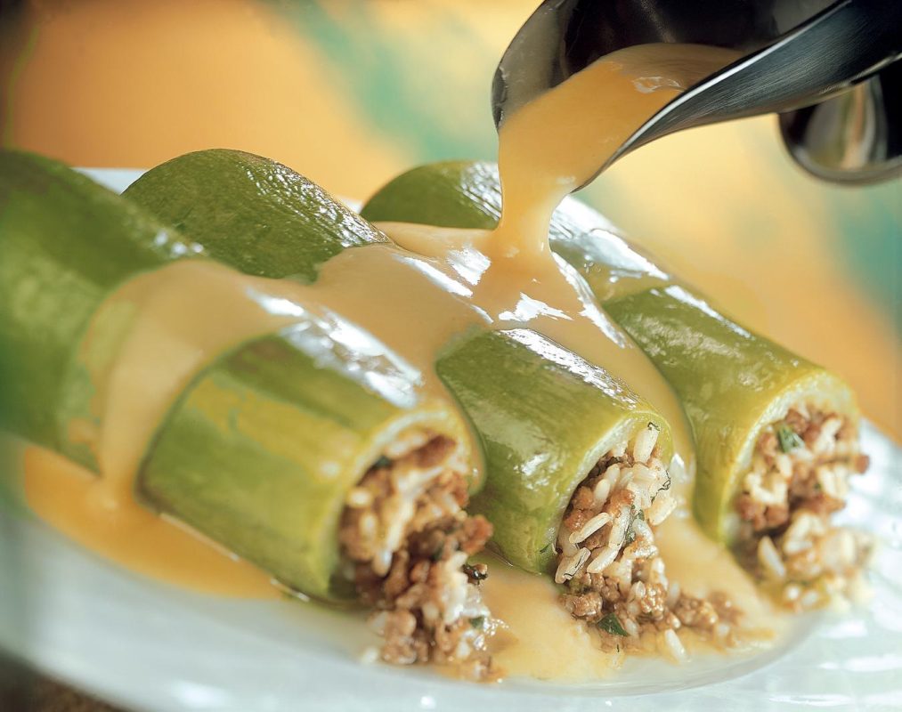 stuffed zucchini greek food