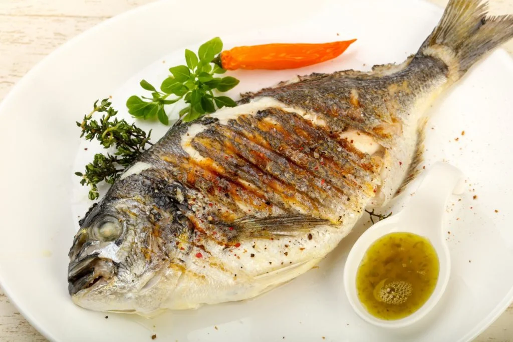 grilled fish greek food