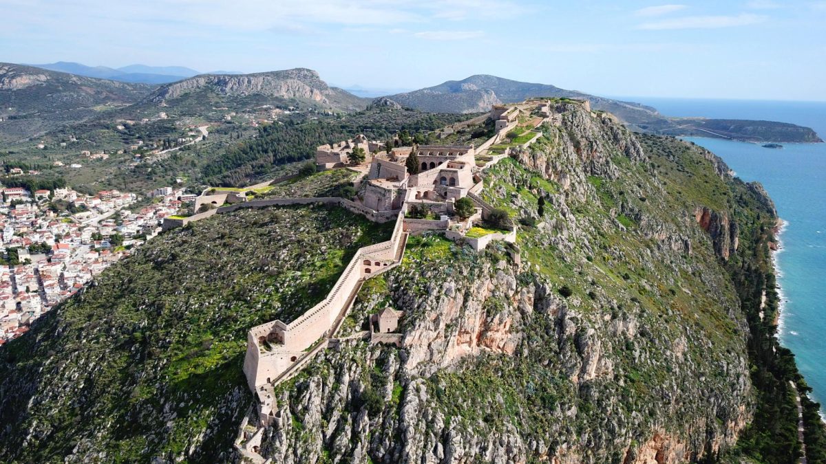 Palamidi castle in Nafplio 999 stairs to climb up KidsLoveGreece.com