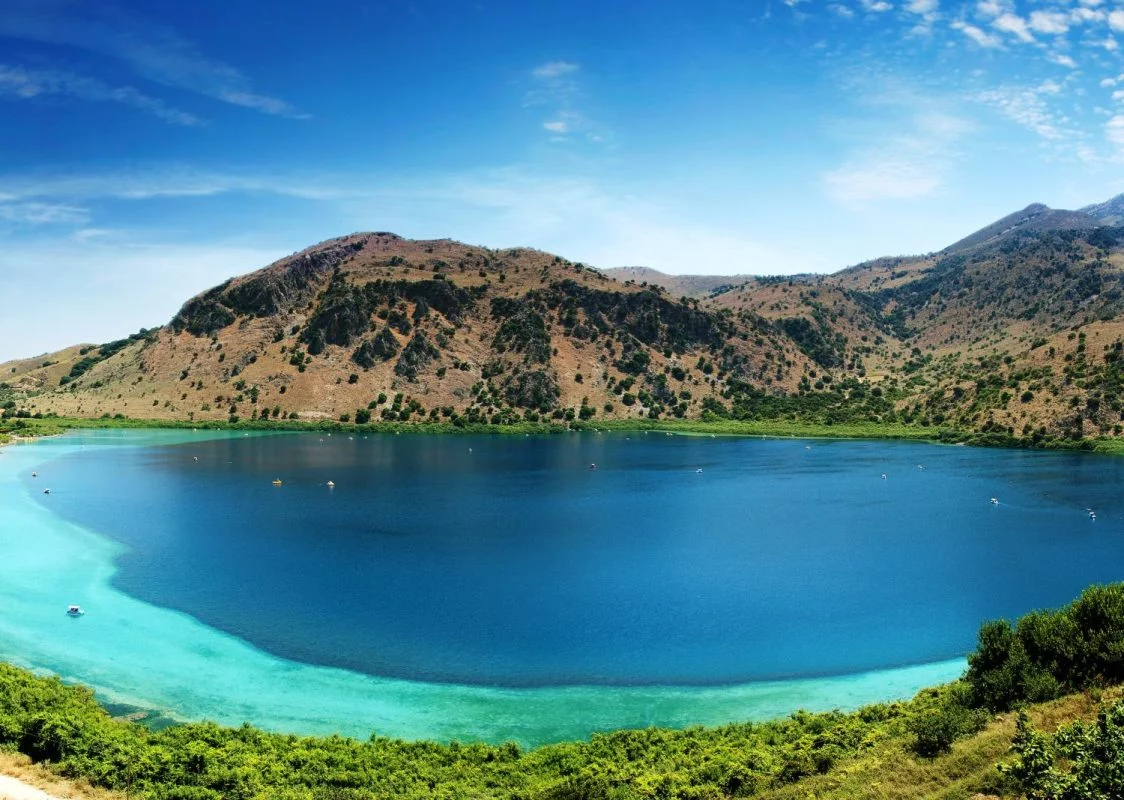 Kournas lake chania crete family tour KidsLoveGreece.com