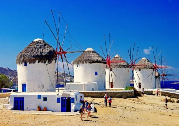 Mykonos windmills