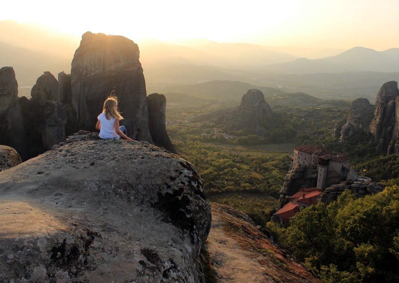 sunsets in Greece