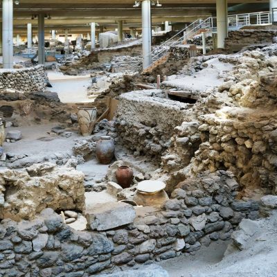 Santorini Acrotiri archeological site