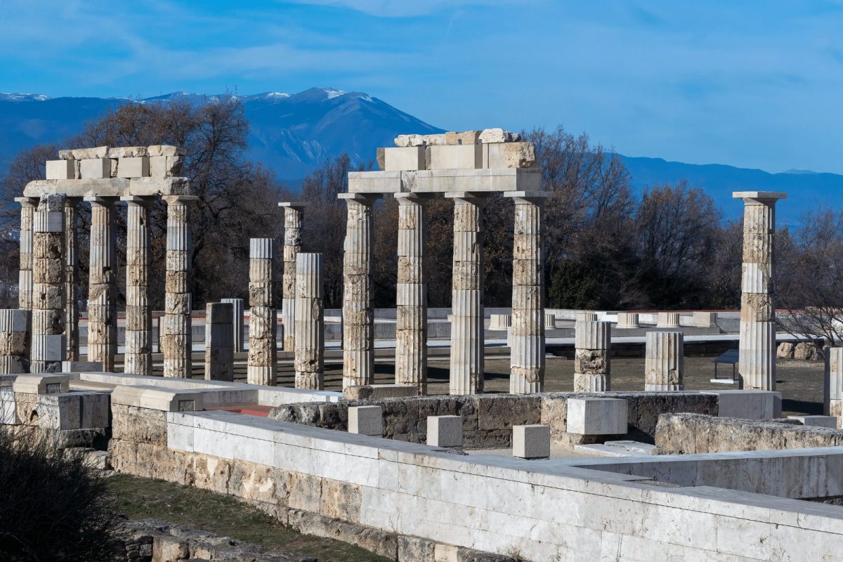 The Palace of Aigai following 16 years of restoration. DP The palace is where Alexander the Great was crowned king of the Macedonians (2)-min
