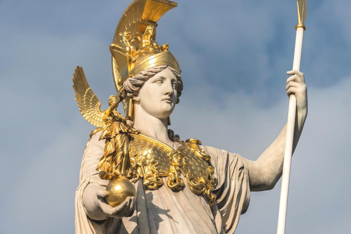 Athena statue KidsLoveGreece.com Athens mythology tours