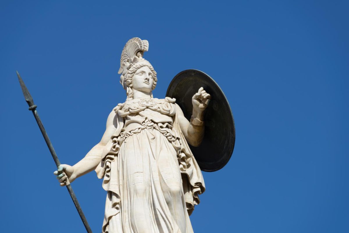 Athena statue KidsLoveGreece.com Athens mythology tours
