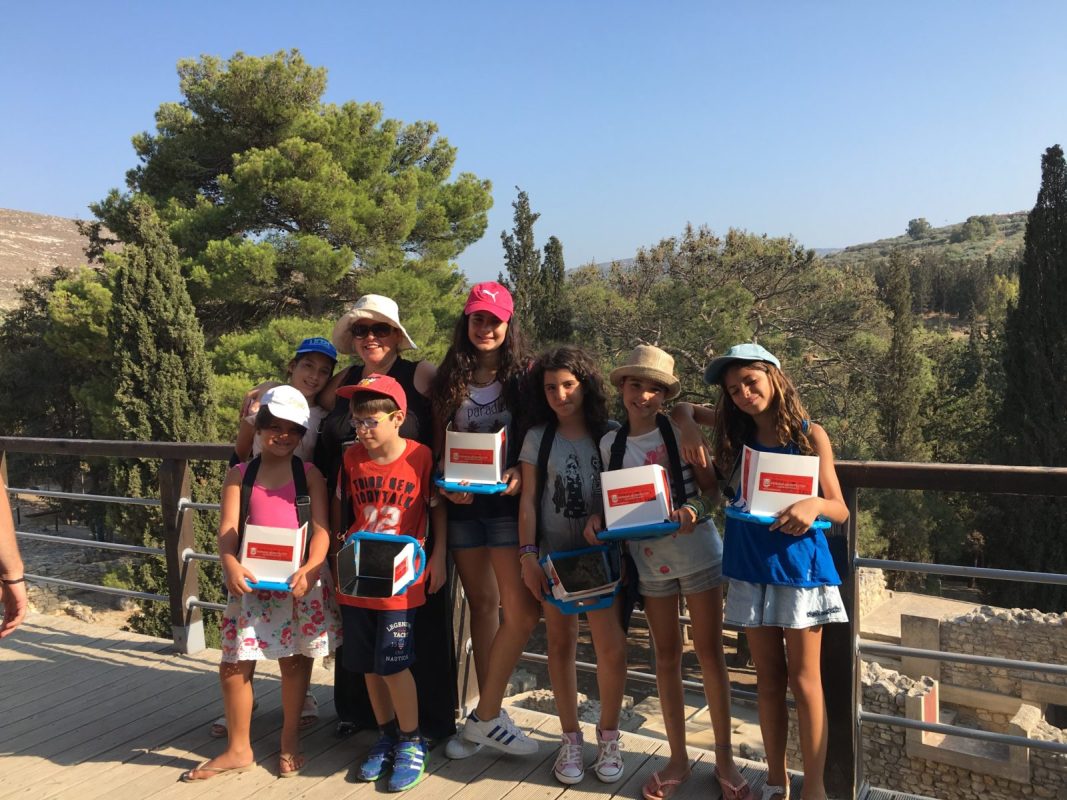 Knossos guided tour 3d app kids