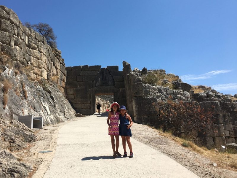 Athens to Argolis family day trip Mycenae Peloponnese kids love greece activities for families road trip