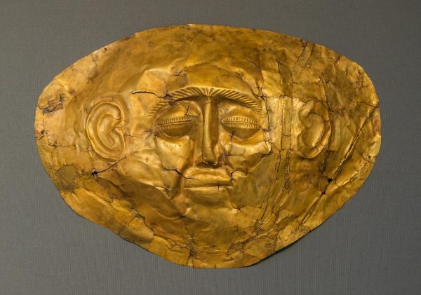golden mask Mycenae KidsLoveGreece.com