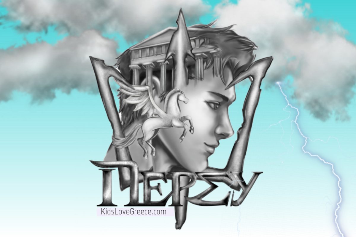 Percy Jakson trident pegasus and acropolis KidsLoveGreece.com mythology tours