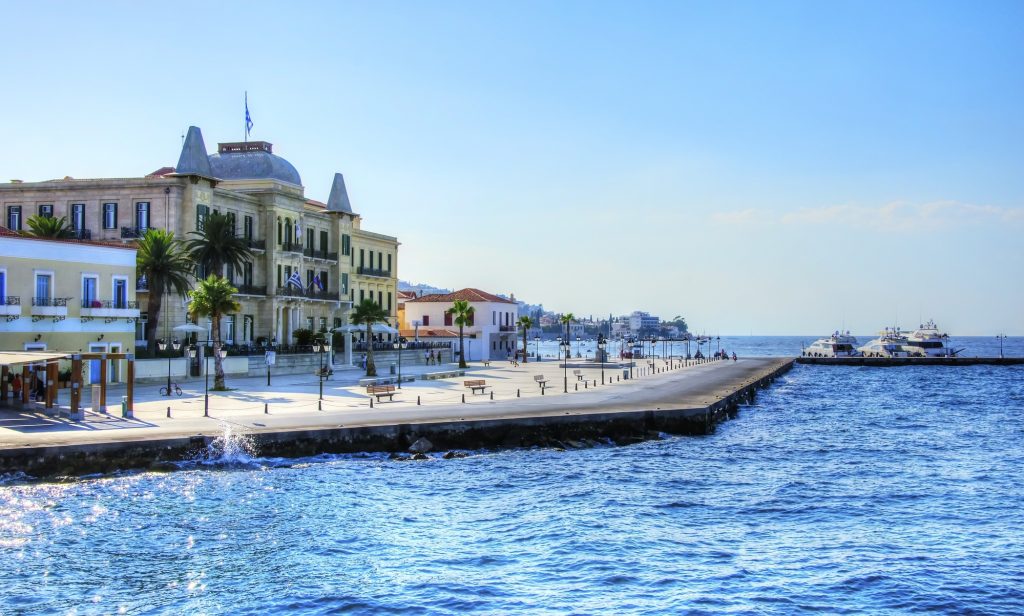 promenade of Spetses island