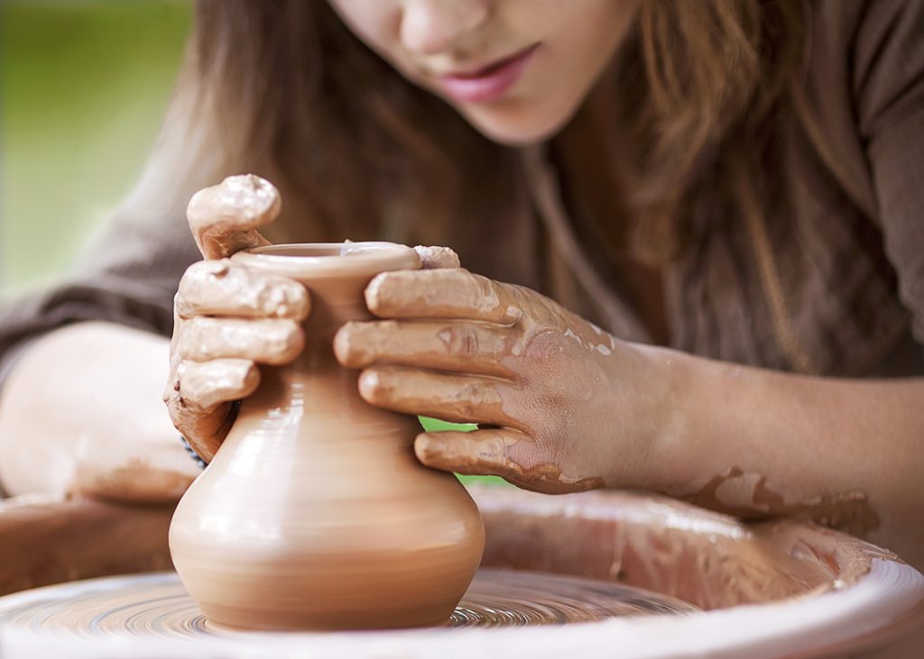 pottery making