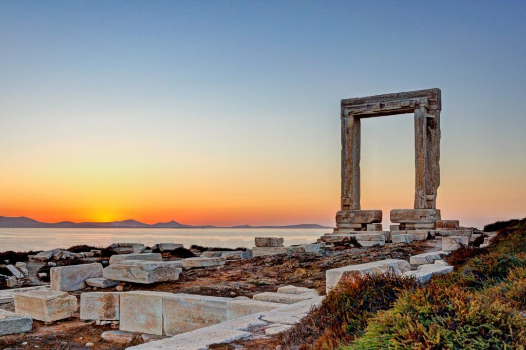 portara at Naxos island