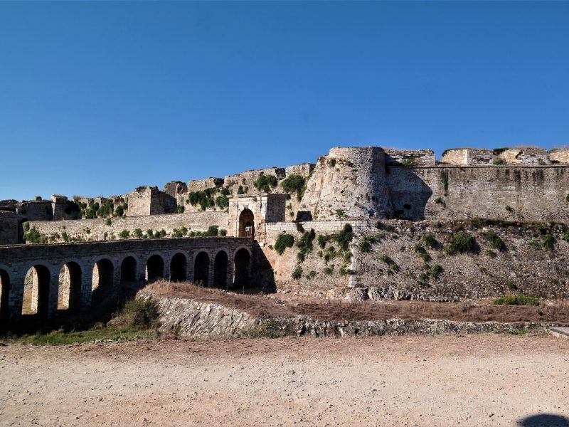 Methoni Castle in Messenia, Greece