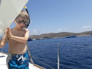 Sailing with the family in Greece (1)