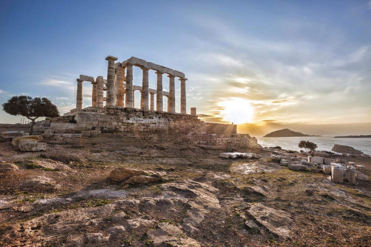 Cape Spunio Temple of Poseidon Percy Jackson Small group tour
