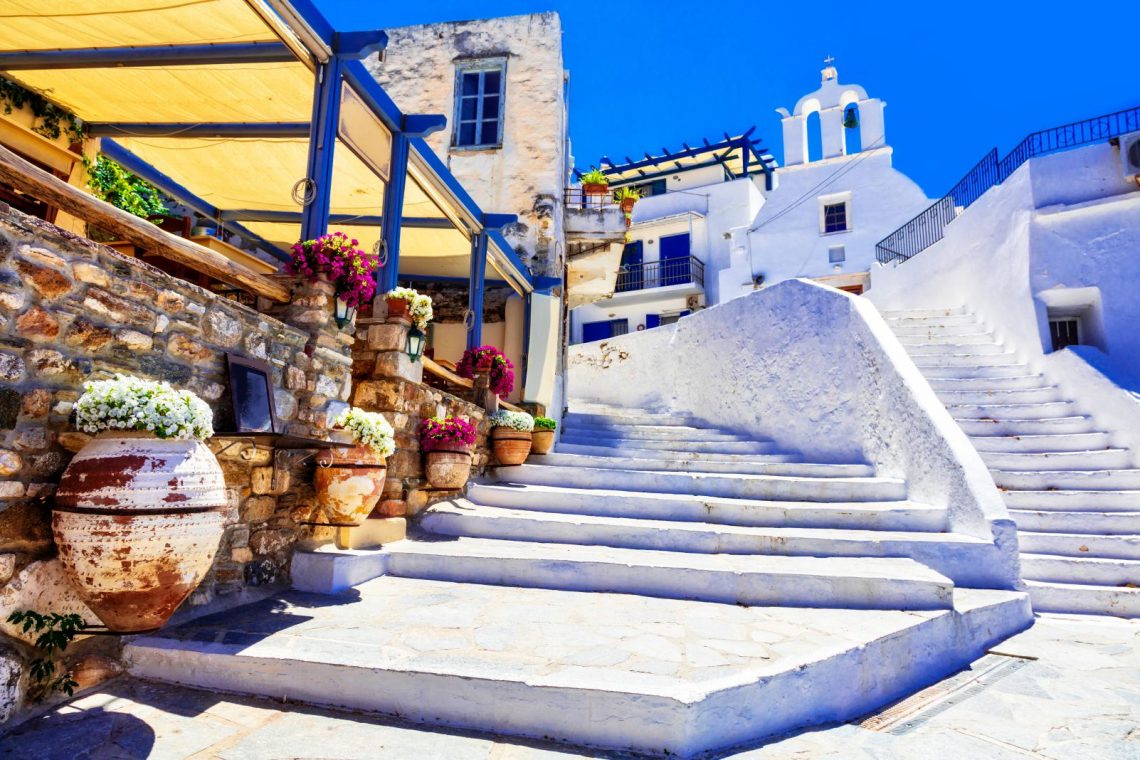 street with stairs Naxos