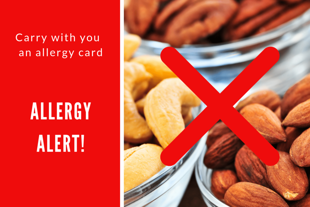 Nut Allergy travel to Greece