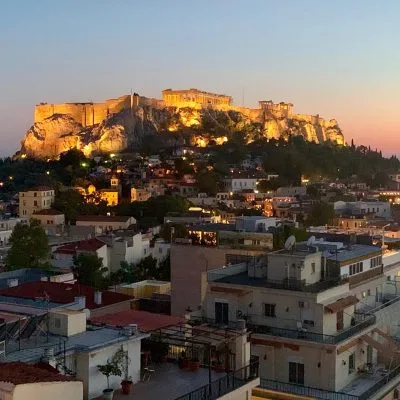 Athens by night family trip athens