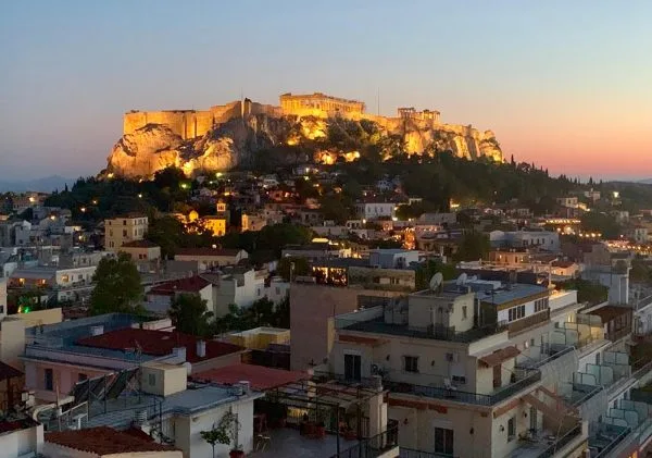 Athens by night family trip athens