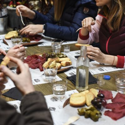 Athens Food Tour for families meze