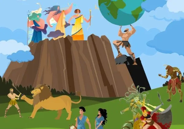 Greek Mythology Online Camp Horizontal (600 x 600 px)