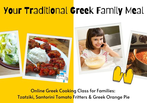Online Cooking Class Tzatziki Orange pie