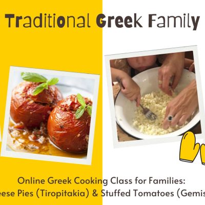 Online Cooking Class Stuffed tomatoes cheesepie