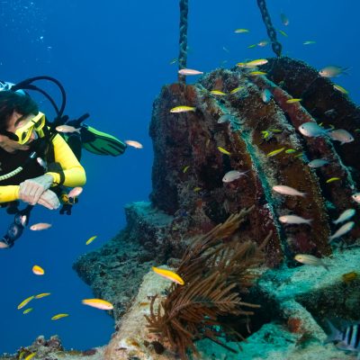 shipwreck diving Greece DP