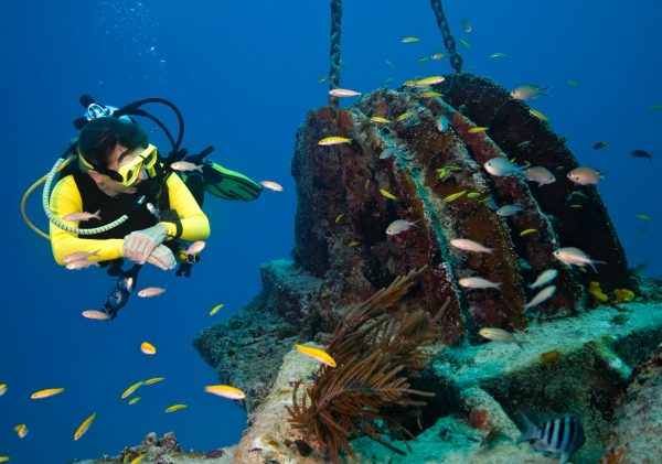shipwreck diving Greece DP