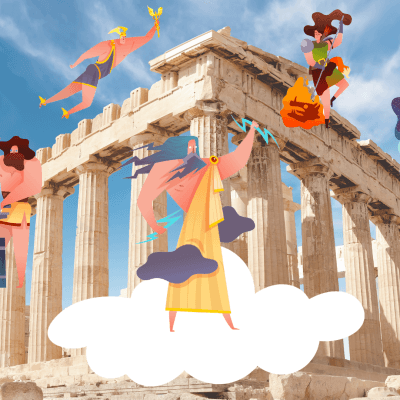 Greek Gods temples Greek Mythology Kids
