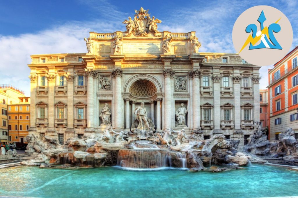 Percy Jackson Tour of Rome for Kids Italy Trevi Fountain DP