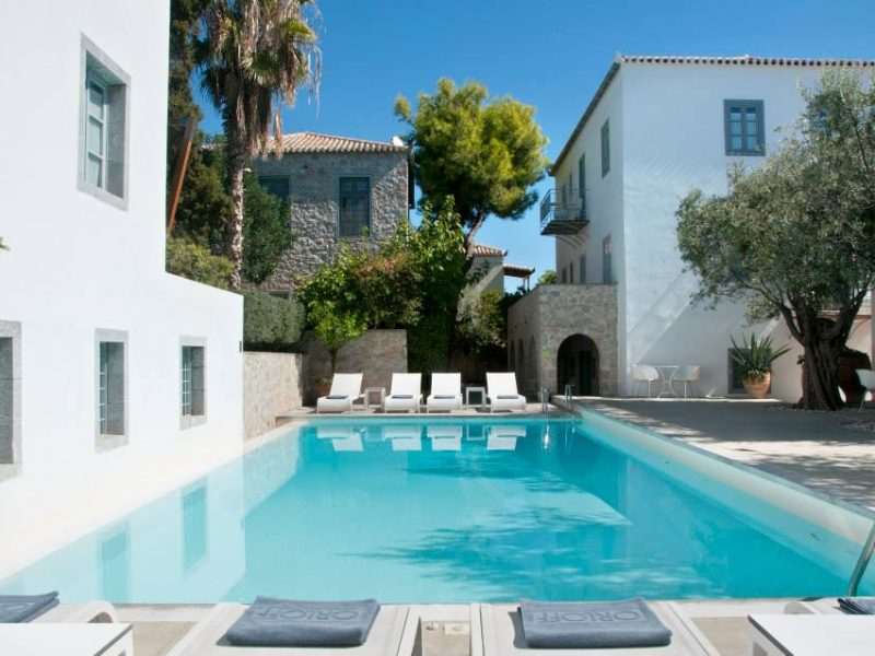 Orloff Resort Spetses pool 2-min