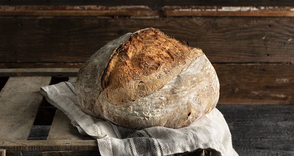 Choriatiko bread loaf