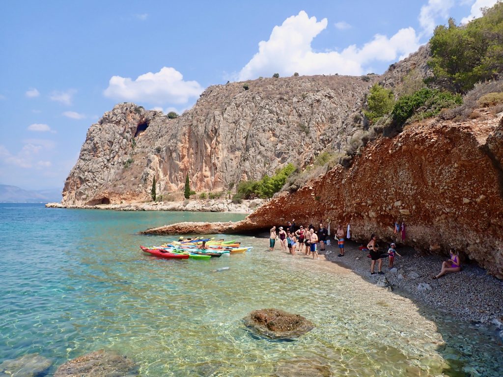 swimming and snorkeling, Sea Kayaking Tour, Nafplion
