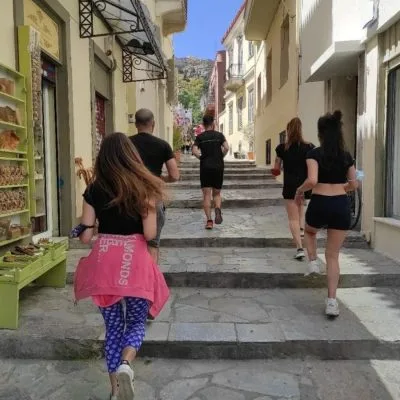 Running Athens in Plaka