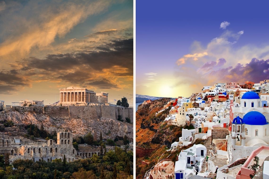 how_to_get_from_athens_to_santorini_featured_canva