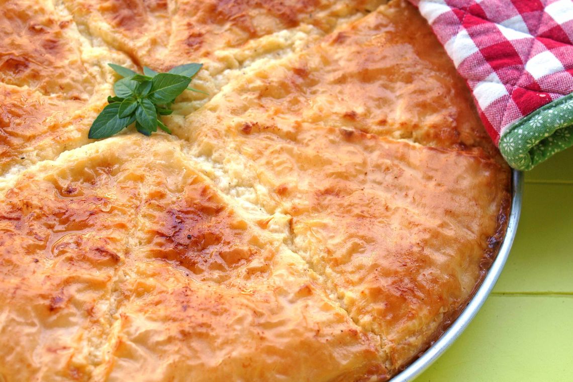 Cretan Cheese Pie featured canva