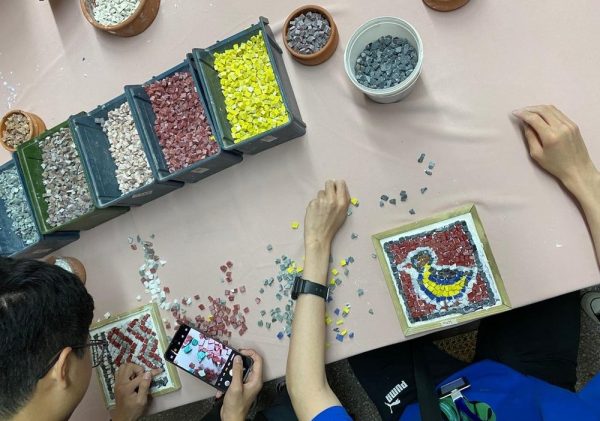 mosaic workshop in Athens