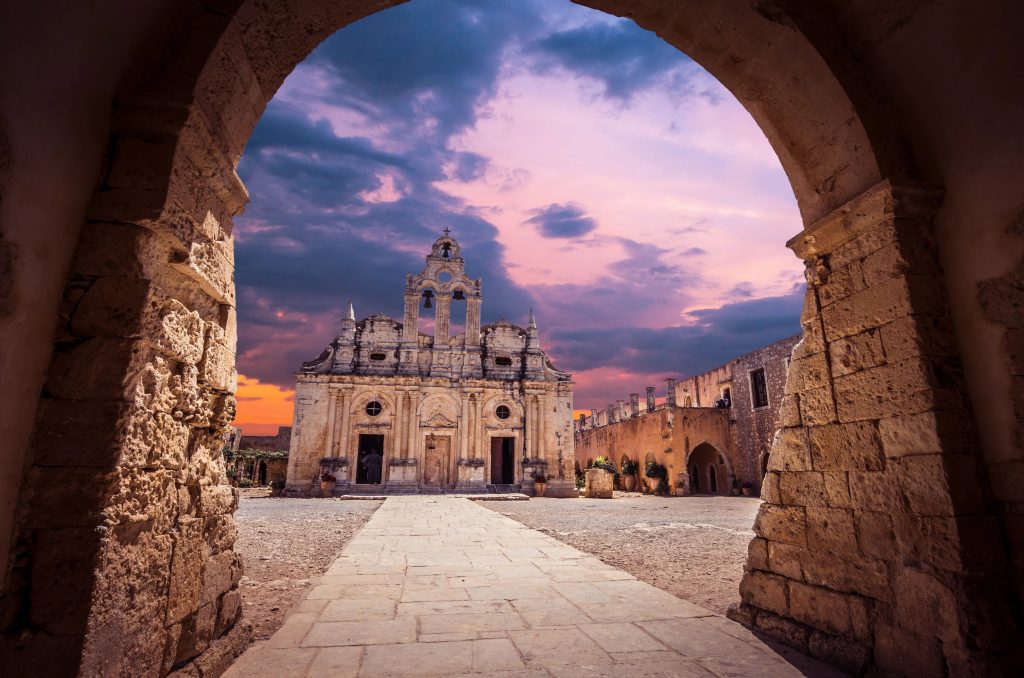 Arkadi monastery on Crete island, Greece DP