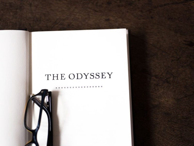 Open Book, Title Page_ The Odyssey (Homer), Eyeglasses - CV featured