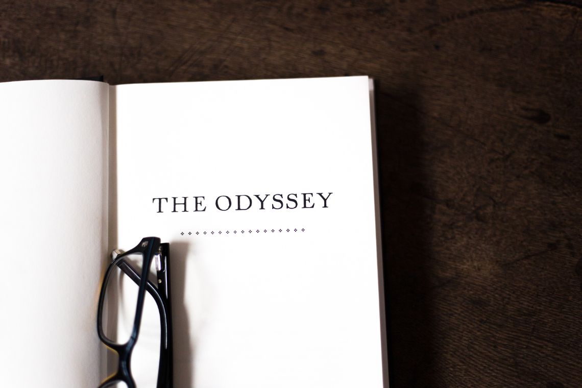 Open Book, Title Page_ The Odyssey (Homer), Eyeglasses - CV featured