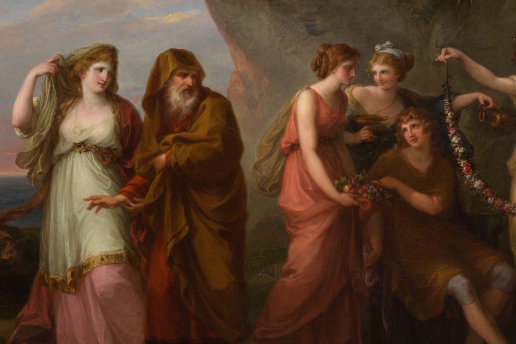 TELEMACHUS AND THE NYMPHS OF CALYPSO - CV